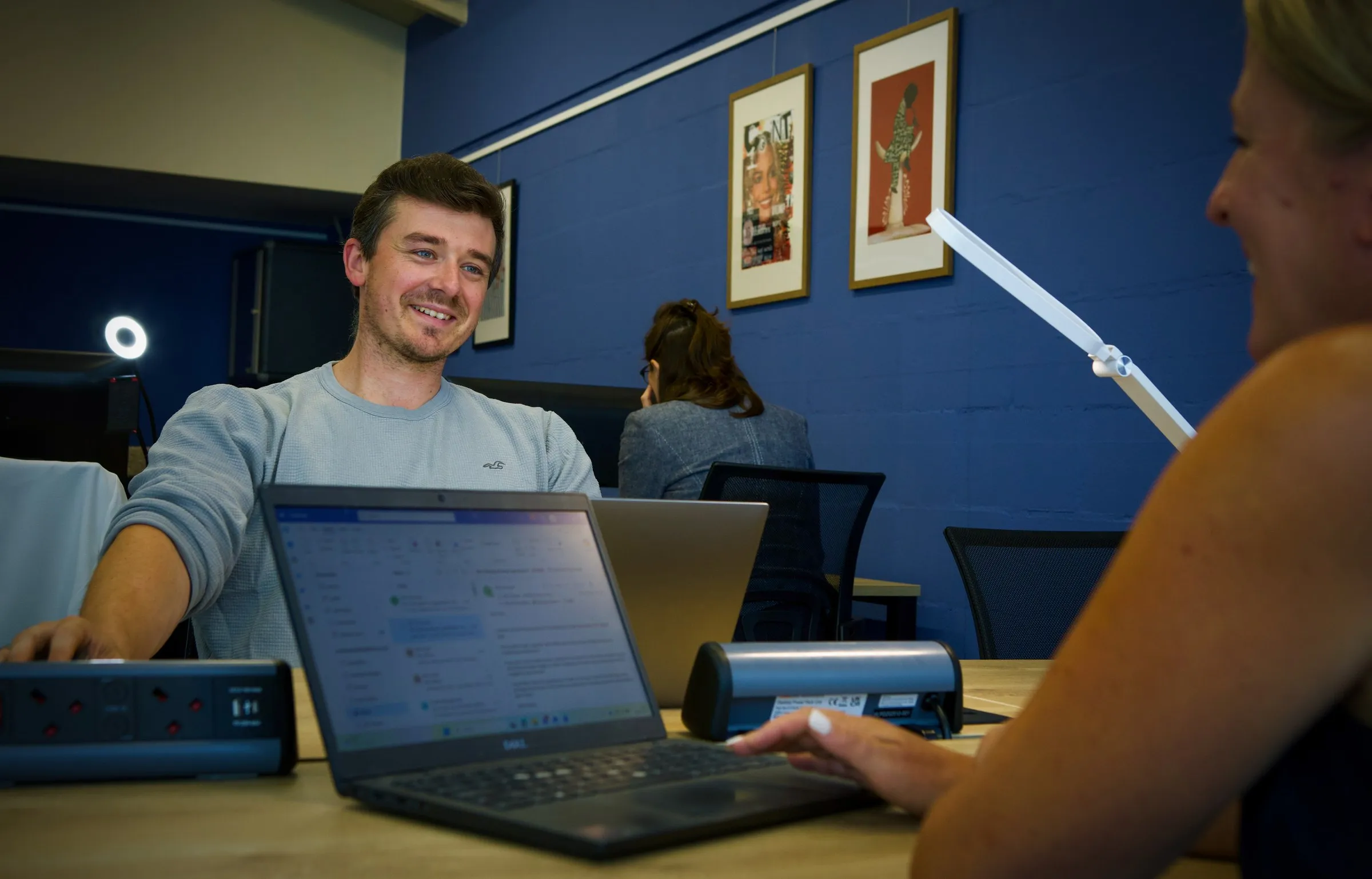 Your desk: Hot-desk on the pass tiers, or your own desk around the clock on Anchor.